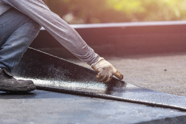 Professional Exterior Waterproofing technician working in Atlanta, IL
